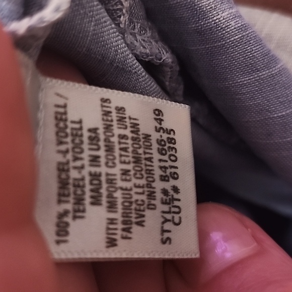 Bella Dahl Chambray Button Down Shirt  size SX fourth of July- Americana - Picture 7 of 7